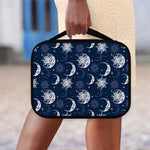 White And Blue Celestial Pattern Print Classic Bible Case
