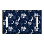 White And Blue Celestial Pattern Print Golf Cart Seat Cover