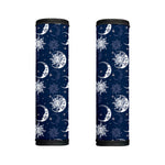 White And Blue Celestial Pattern Print Handle Covers