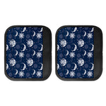 White And Blue Celestial Pattern Print Handle Covers