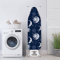 White And Blue Celestial Pattern Print Ironing Board Cover