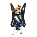 White And Blue Celestial Pattern Print Pet Carrier Backpack
