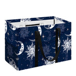 White And Blue Celestial Pattern Print Utility Tote Bag