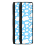 White And Blue Cow Print Refrigerator Handle Covers