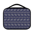 White And Blue Indian Elephant Print Classic Bible Case