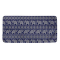 White And Blue Indian Elephant Print Towel
