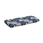 White And Blue Lotus Flower Print Piano Keyboard Cover