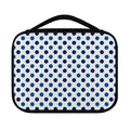 White And Blue Polka Dot Pattern Print Classic Bible Case