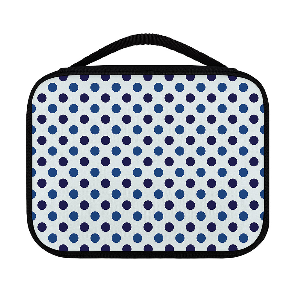 White And Blue Polka Dot Pattern Print Classic Bible Case