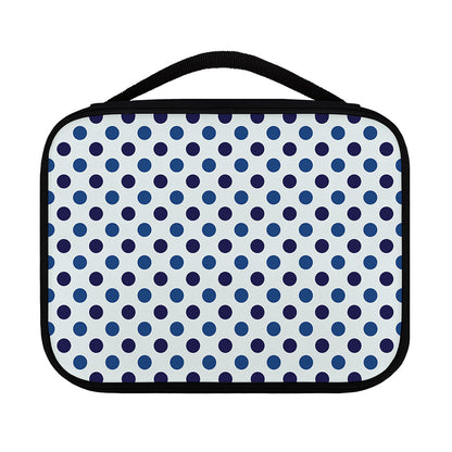 White And Blue Polka Dot Pattern Print Classic Bible Case