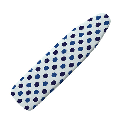 White And Blue Polka Dot Pattern Print Ironing Board Cover