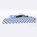 White And Blue Polka Dot Pattern Print Sports Towel