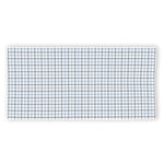 White And Blue Tattersall Pattern Print Beach Towel