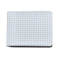 White And Blue Tattersall Pattern Print Bifold Wallet