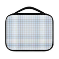 White And Blue Tattersall Pattern Print Classic Bible Case