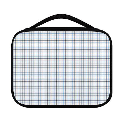 White And Blue Tattersall Pattern Print Classic Bible Case