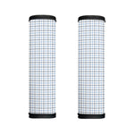 White And Blue Tattersall Pattern Print Handle Covers