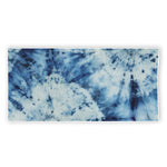 White And Blue Tie Dye Print Beach Towel