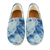White And Blue Tie Dye Print Casual Shoes