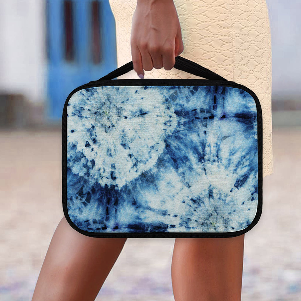 White And Blue Tie Dye Print Classic Bible Case
