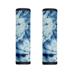 White And Blue Tie Dye Print Handle Covers
