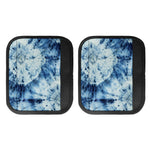 White And Blue Tie Dye Print Handle Covers