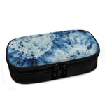 White And Blue Tie Dye Print Insulin Cooler Travel Case