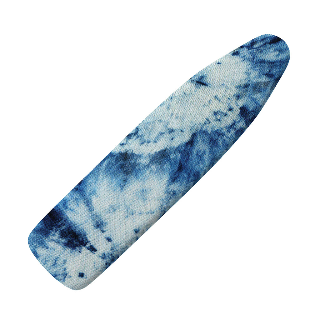 White And Blue Tie Dye Print Ironing Board Cover