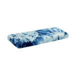 White And Blue Tie Dye Print Piano Keyboard Cover
