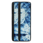 White And Blue Tie Dye Print Refrigerator Handle Covers