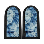 White And Blue Tie Dye Print Skillet Handle Cover
