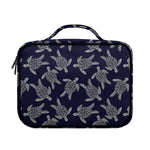White And Blue Turtle Pattern Print Briefcase Bible Bag
