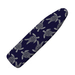 White And Blue Turtle Pattern Print Ironing Board Cover