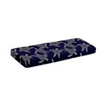 White And Blue Turtle Pattern Print Piano Keyboard Cover