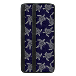 White And Blue Turtle Pattern Print Refrigerator Handle Covers