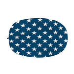 White And Blue USA Star Pattern Print Car Side Mirror Covers