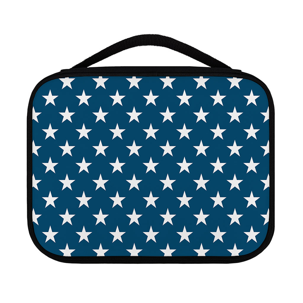 White And Blue USA Star Pattern Print Classic Bible Case