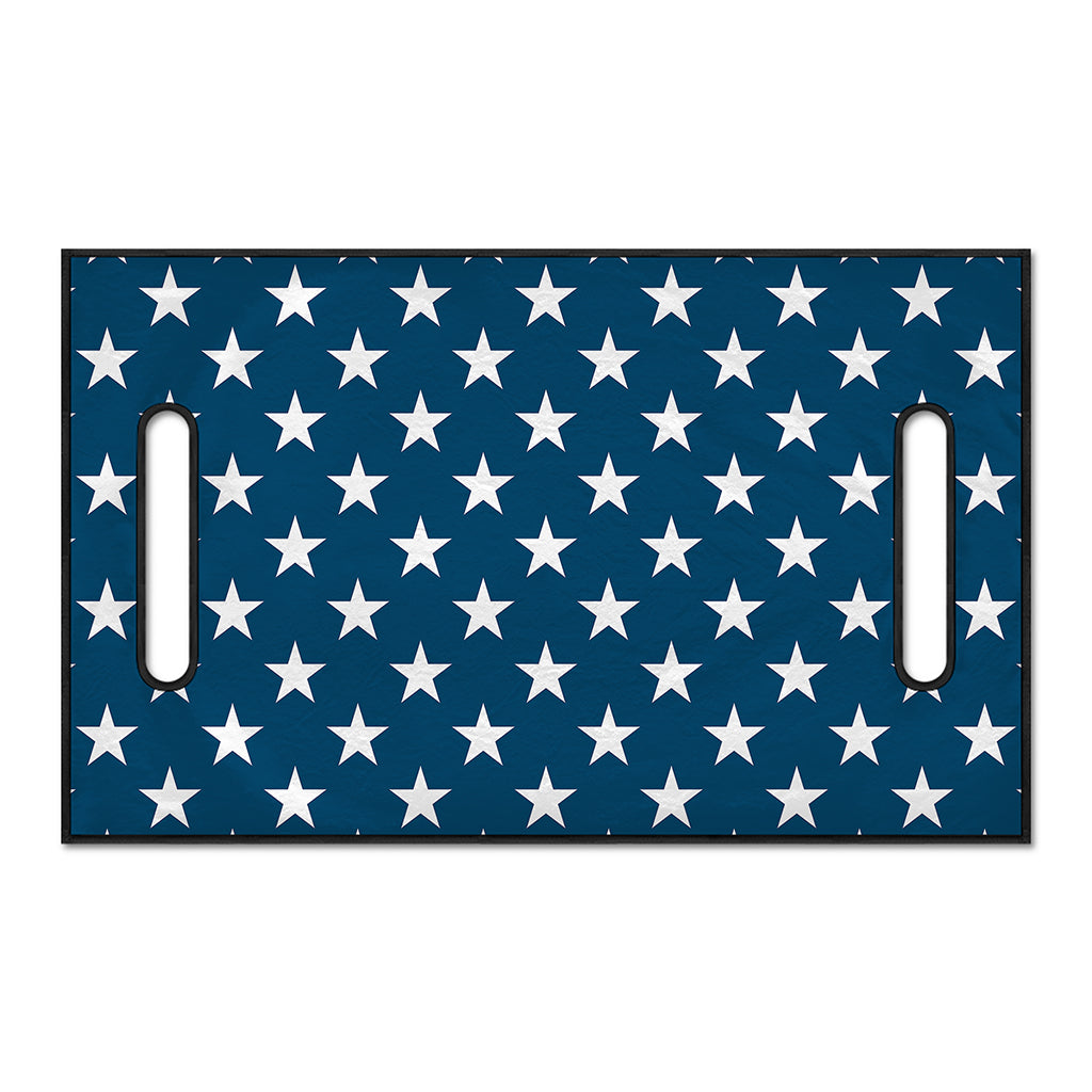 White And Blue USA Star Pattern Print Golf Cart Seat Cover