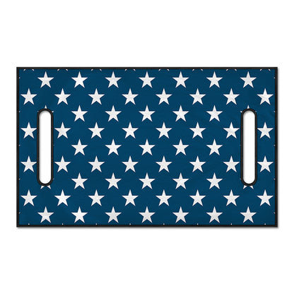 White And Blue USA Star Pattern Print Golf Cart Seat Cover
