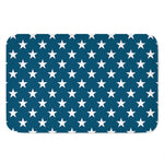 White And Blue USA Star Pattern Print Indoor Door Mat