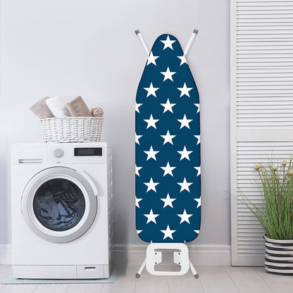 White And Blue USA Star Pattern Print Ironing Board Cover