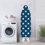 White And Blue USA Star Pattern Print Ironing Board Cover
