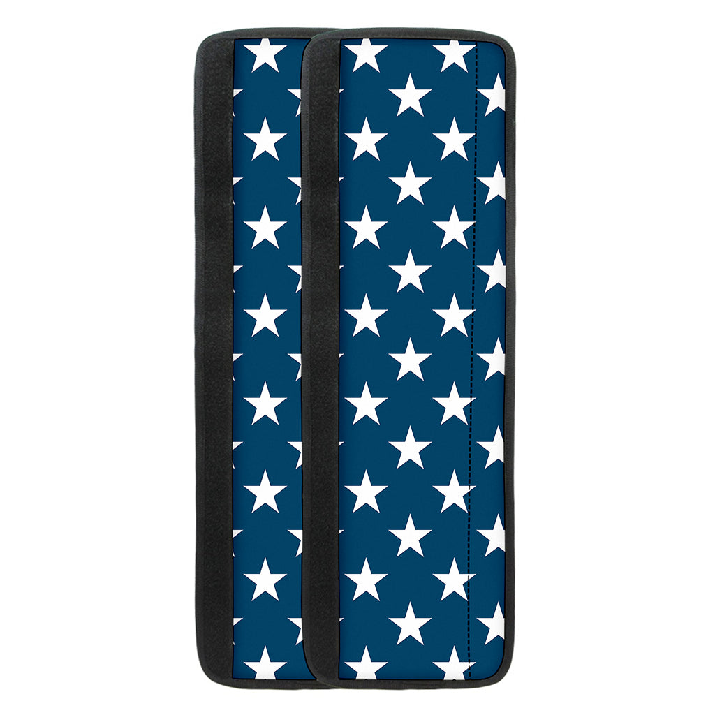 White And Blue USA Star Pattern Print Refrigerator Handle Covers