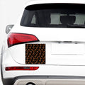 White And Brown Eagle Pattern Print Car Sticker