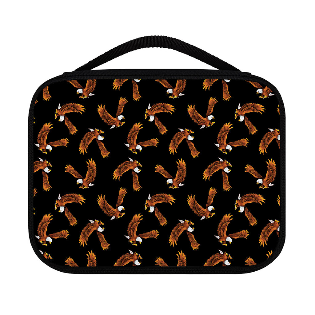 White And Brown Eagle Pattern Print Classic Bible Case