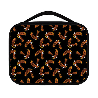 White And Brown Eagle Pattern Print Classic Bible Case
