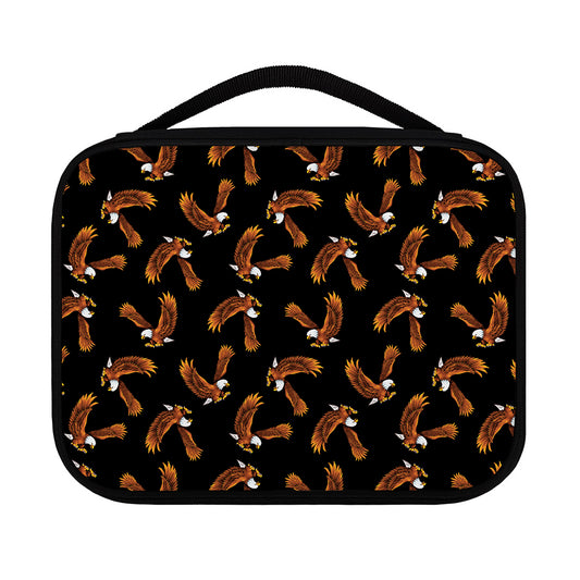 White And Brown Eagle Pattern Print Classic Bible Case