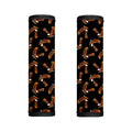 White And Brown Eagle Pattern Print Handle Covers