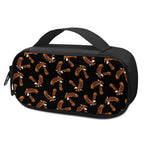 White And Brown Eagle Pattern Print Insulin Cooler Travel Case