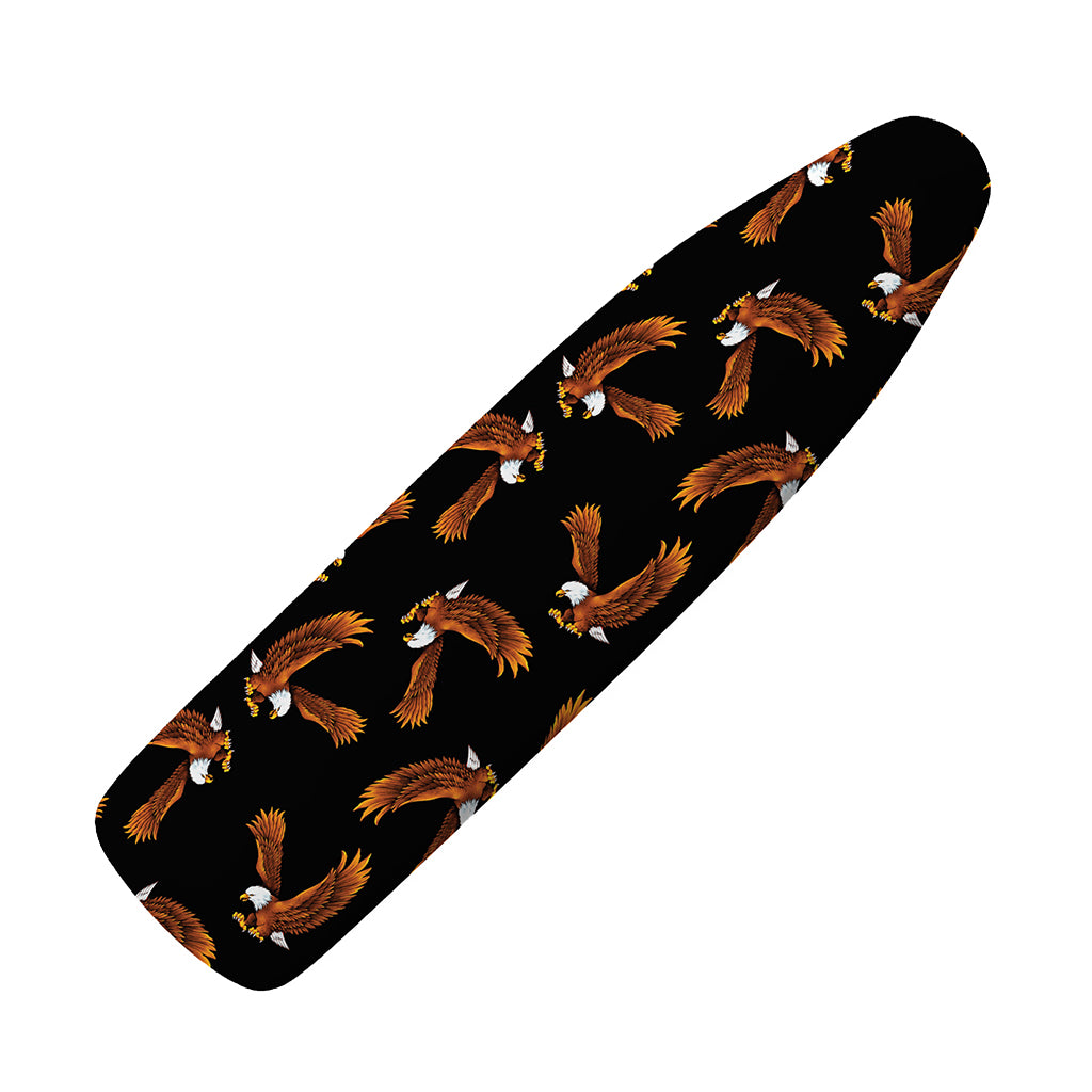 White And Brown Eagle Pattern Print Ironing Board Cover